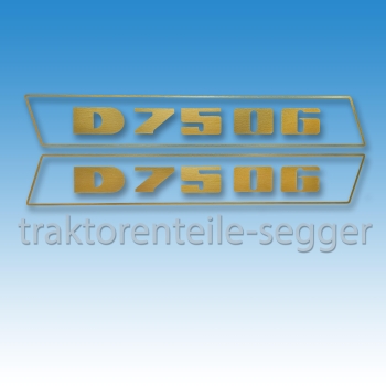 Deutz Aufkleber 7506 Haubenaufkleber